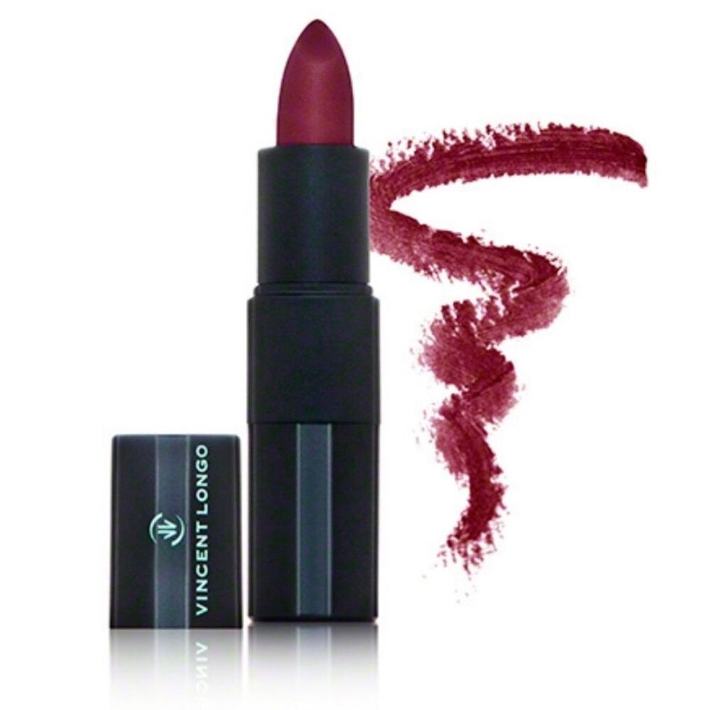 VINCENT LONGO - NWTIB - Silk Velour Lipstick in Mulberry. Full Size